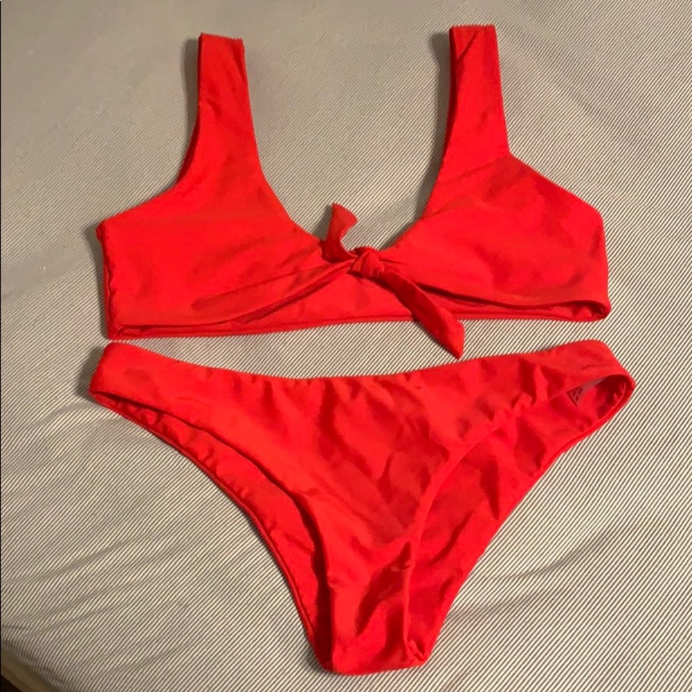 Red bikini